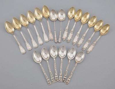 Appraisal: A Lot of Sterling Silver Demitasse Spoons Including Gorham and