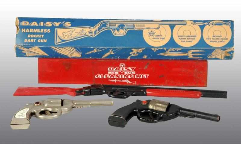 Appraisal: Lot of Lone Ranger Guns Daisy Equipment Description includes daisy