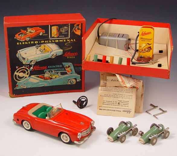 Appraisal: SCHUCO ELKTRO PHANOMENAL MERCEDES IN ORIGINAL BOX Red Mercedes in