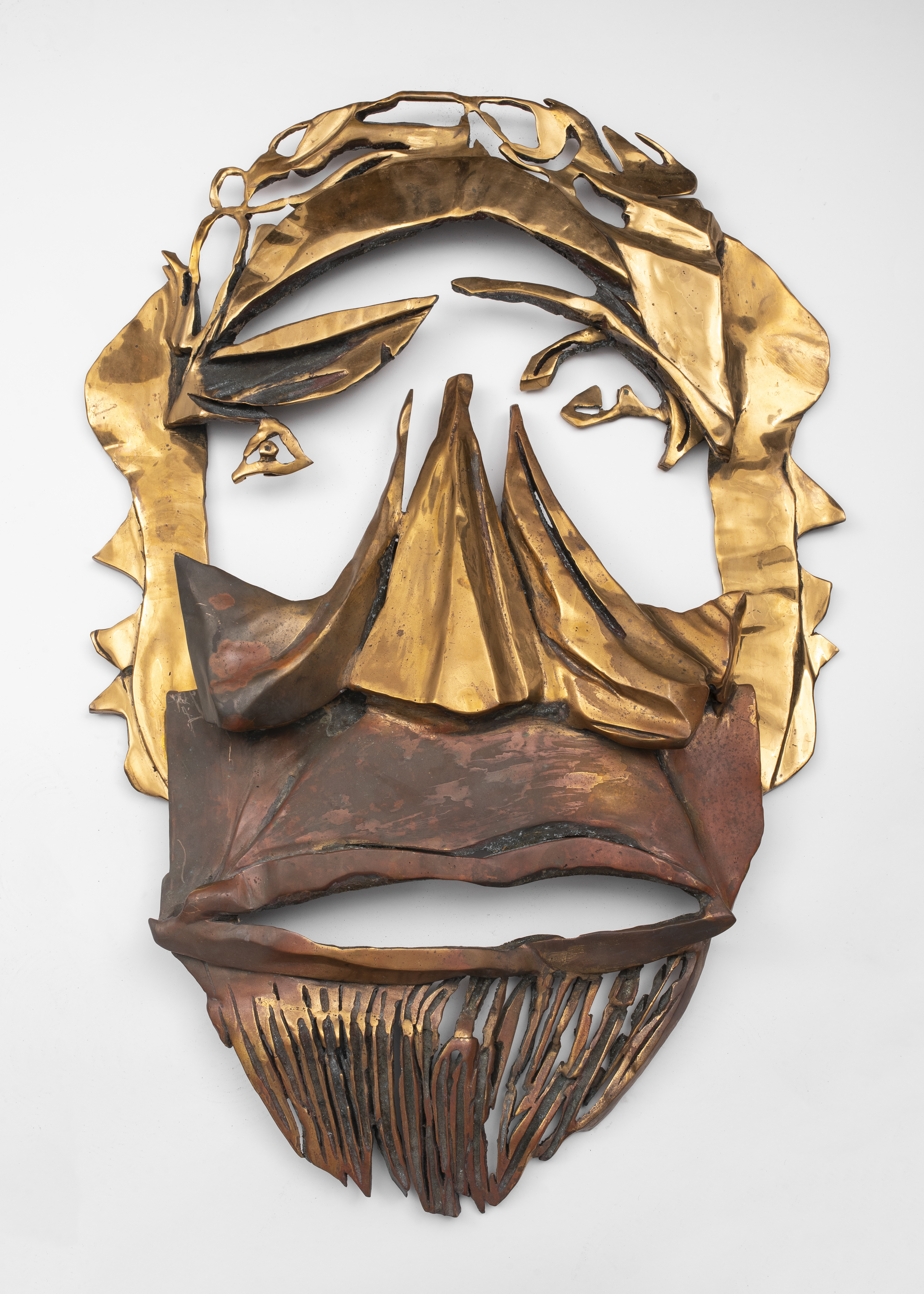 Appraisal: ESTHER FUHRMAN BRONZE SCULPTURE 'THE FACE' Esther Fuhrman American b