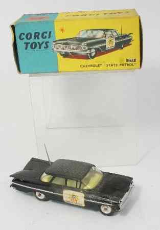 Appraisal: Corgi Toys Chevrolet State Patrol in original box in good