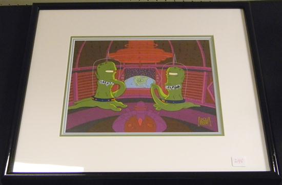 Appraisal: Matt Groening ''Space Characters'' limited edition lithograph with th C