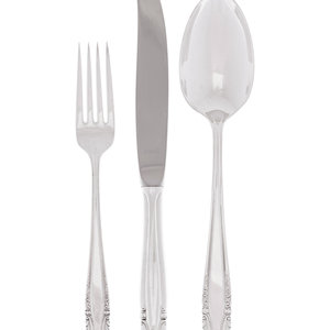 Appraisal: An American Silver Flatware Service Wallace Silversmiths Wallingford CT Stradivari