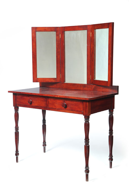 Appraisal: DRESSING TABLE Ohio nd quarter- th century cherry and poplar