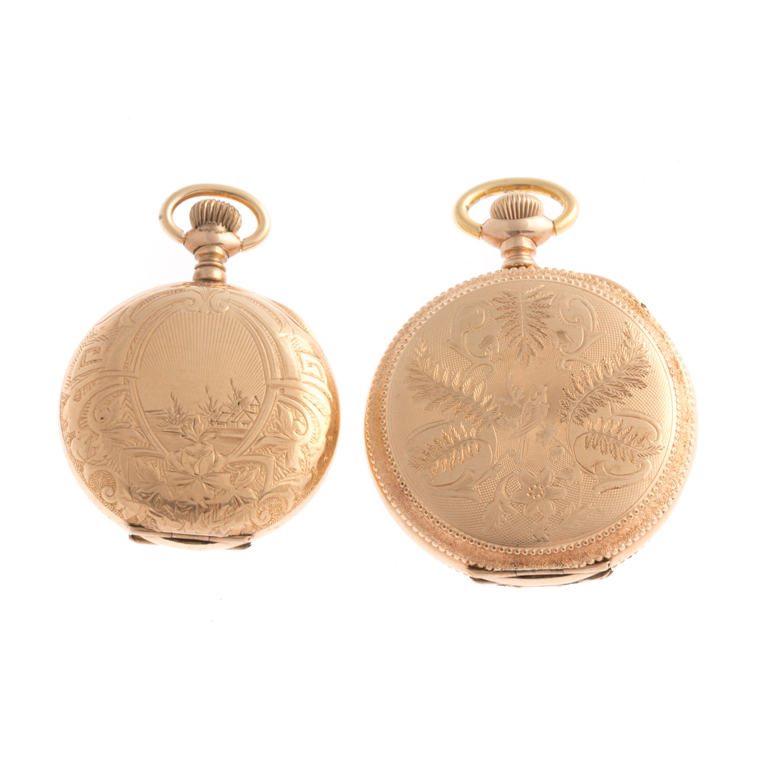 Appraisal: A Pair of Engraved Pocket Watch Cases A pair of