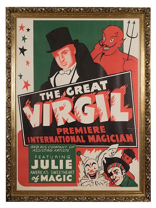 Appraisal: The Great Virgil Premier International Magician Virgil Virgil Harris Mulkey