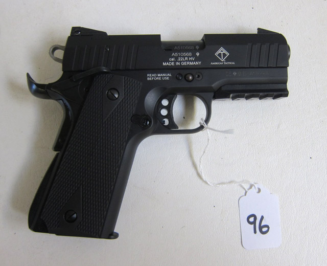 Appraisal: GERMAN SPORT GUNS GSG SEMI AUTOMATIC PISTOL lr caliber threaded