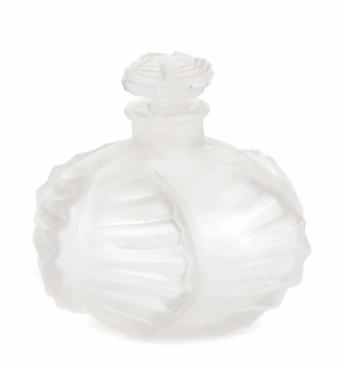 Appraisal: An R Lalique molded glass perfume bottle Camille Marcilhac model