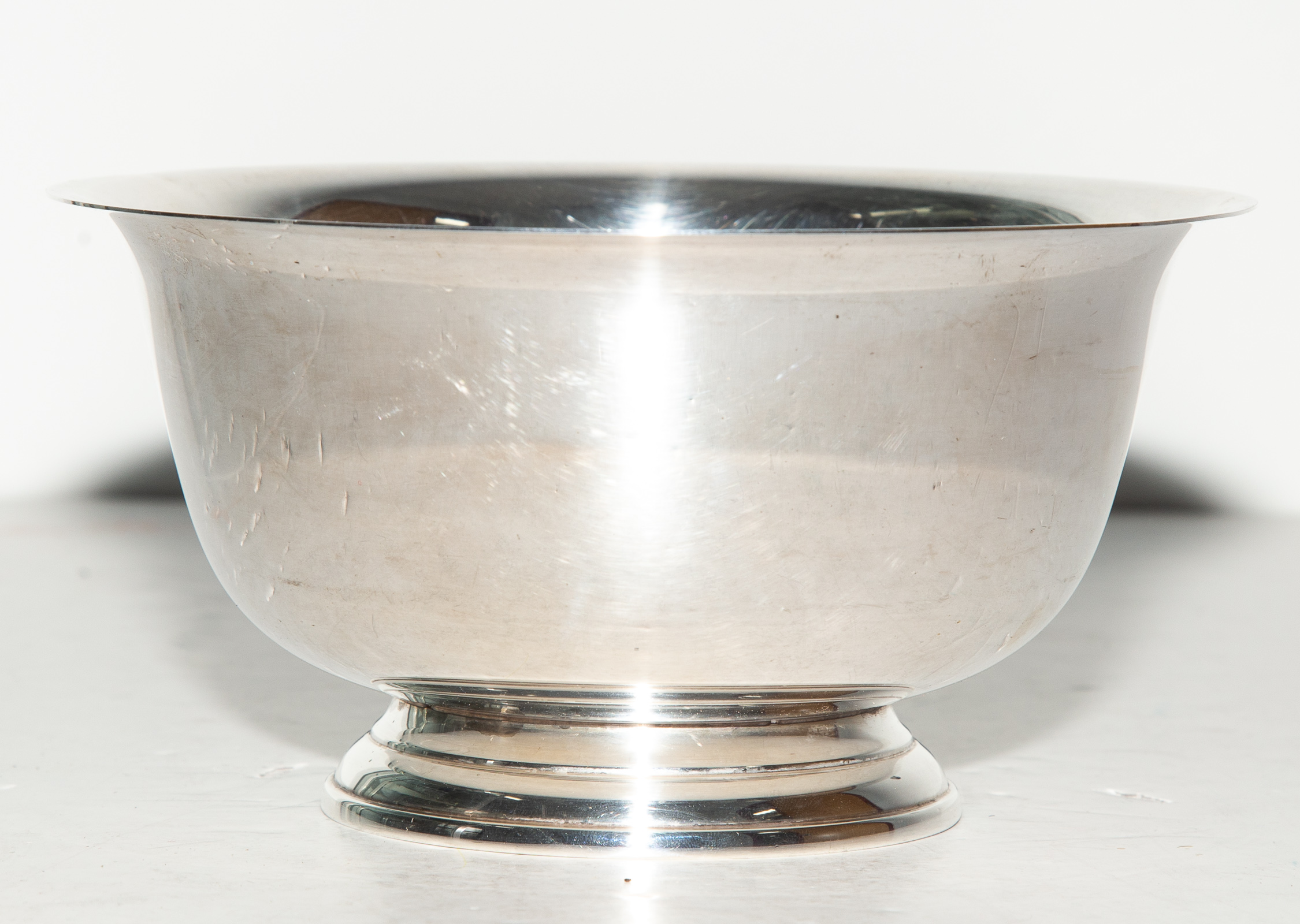 Appraisal: REVERE-STYLE STERLING BOWL in H in Diam ozt