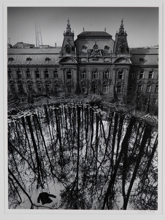 Appraisal: JERRY NORMAN UELSMANN SURREALIST CASTLE PHOTOGRAPH Michigan b Untitled Silver