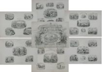 Appraisal: Set of George Cruikshank Prints British circa Proceeds from the