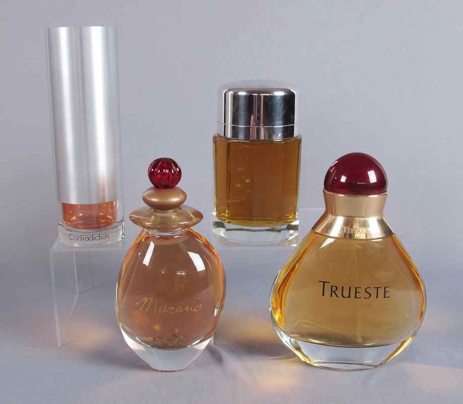 Appraisal: PERFUME FACTICE BOTTLES Tiffany Trueste '' Eau de Murano ''