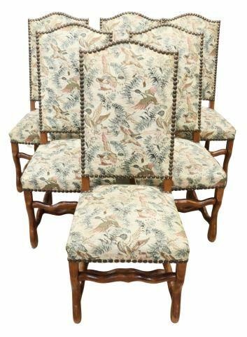 Appraisal: lot of French Louis XIV style side chairs early th