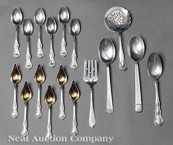 Appraisal: A Group of Antique and Vintage American Sterling Silver Flatware