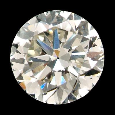 Appraisal: cts unmounted diamond round brilliant-cut estimated weight cts color I