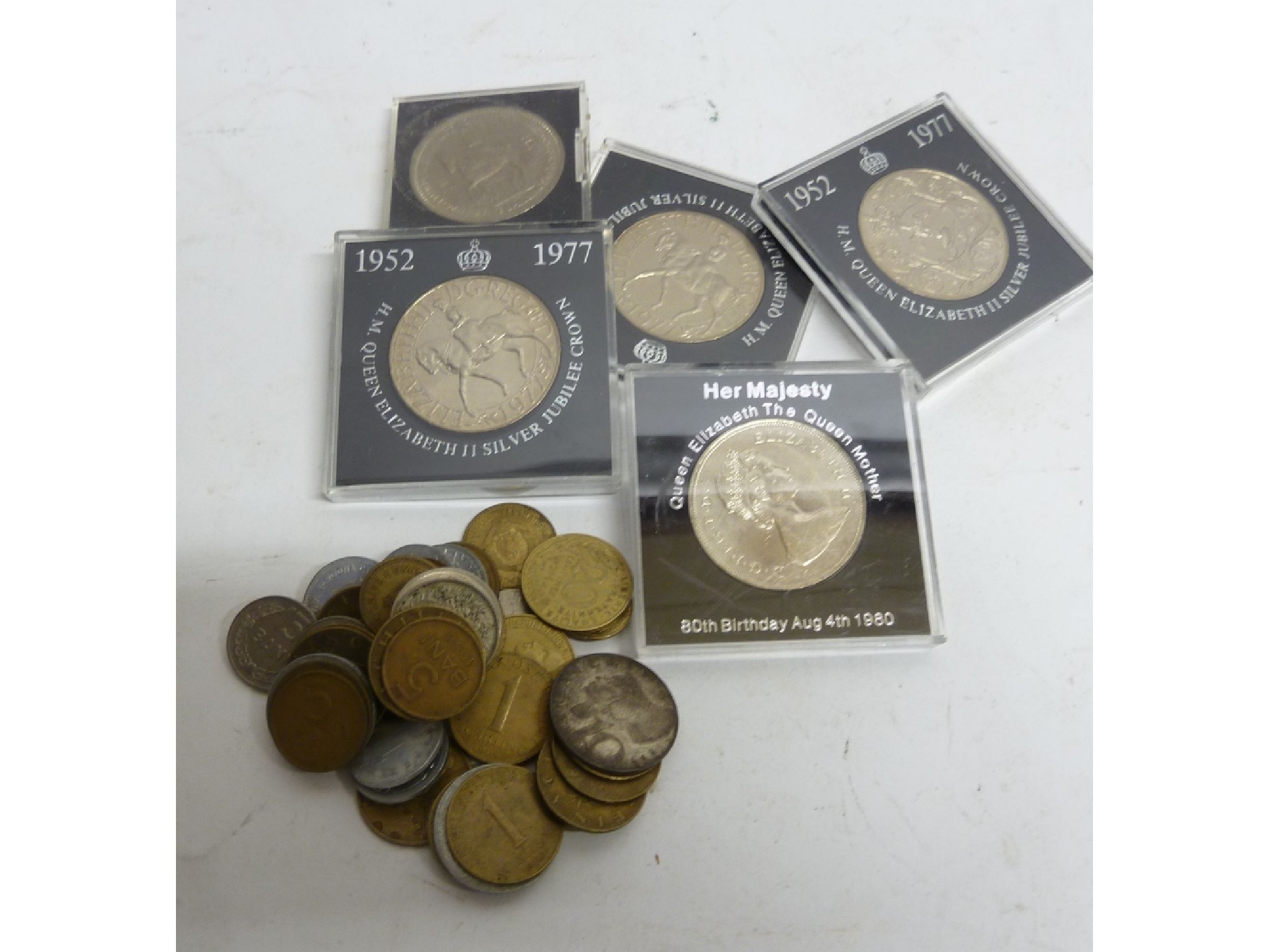 Appraisal: COLLECTION OF GEORGE III AND LATER COINAGE INCLUDING A PENNY