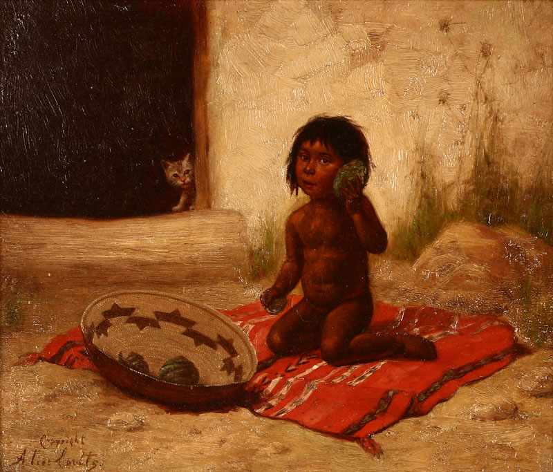 Appraisal: Alice Coutts - Piedmont CA Sea Murmurs Young Indian Child