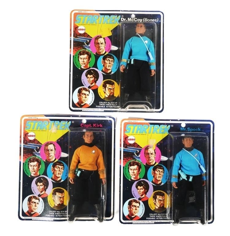 Appraisal: MEGO STAR TREK ACTION FIGUESThree Paramount Pictures Corporation Mego Star