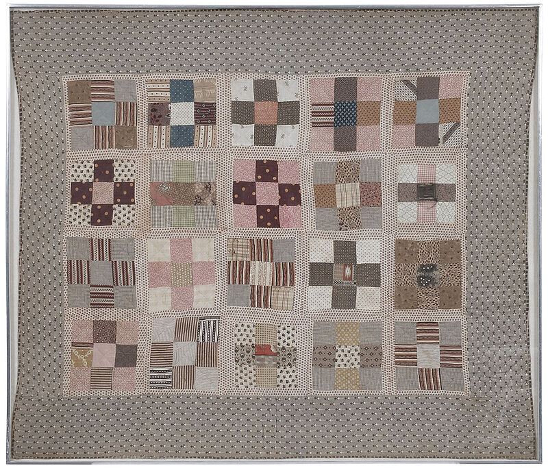 Appraisal: Southern Attributed Pieced Cotton Quilt American possibly Southern early th