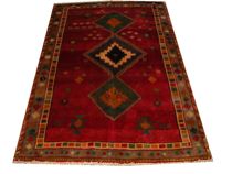 Appraisal: A Ghasghai carpet th Century Thick soft wool on cotton