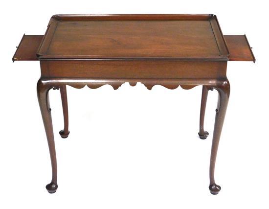 Appraisal: Kittinger Colonial Williamsburg Queen Anne style mahogany tea table oblong