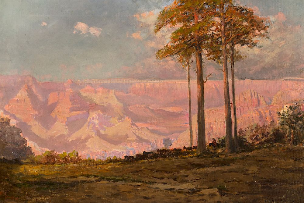 Appraisal: F P Sauerwein Grand Canyon FRANK PAUL SAUERWEIN - Grand