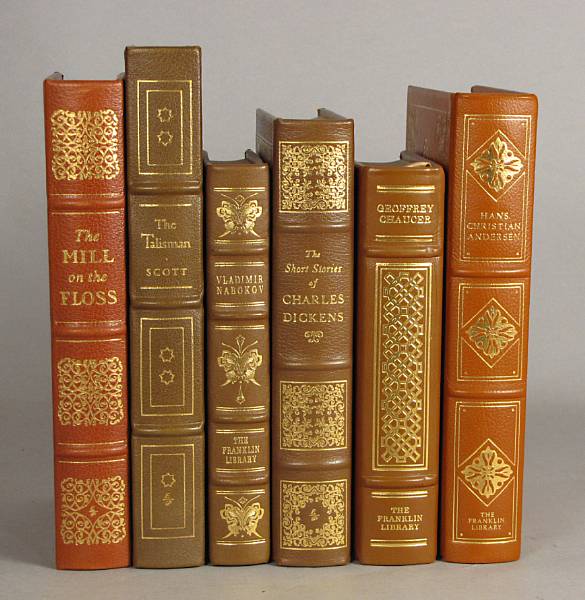 Appraisal: BINDINGS vols of Franklin Library amp Easton Press books all