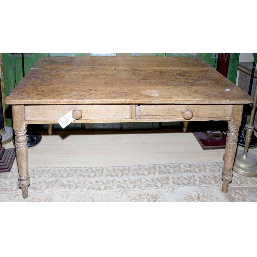 Appraisal: Country Pine Desk Height inches width inches depth inches