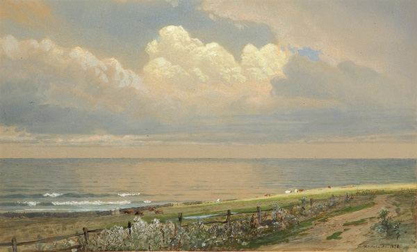 Appraisal: RICHARDS WILLIAM TROST American - ''From Channing Avenue Newport ''