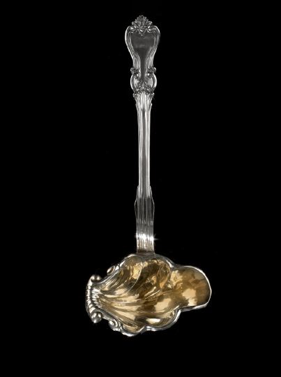 Appraisal: Swedish Charles XV Silver Sauce Ladle marked Eksjo by the