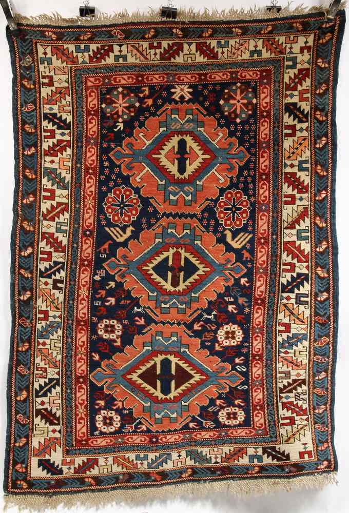 Appraisal: AREA RUG - ' '' X ' '' - Antique