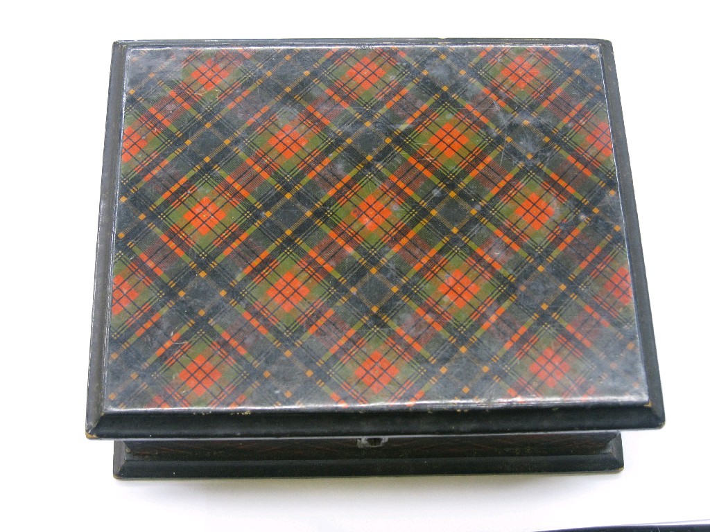 Appraisal: Tartanware box