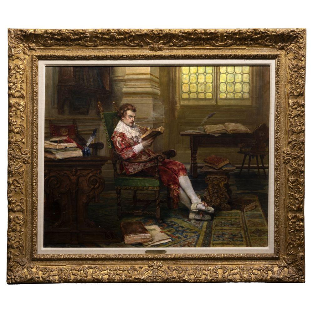 Appraisal: ALEX DE ANDREIS BRITISH - THE CAVALIER OIL ON CANVASUndated