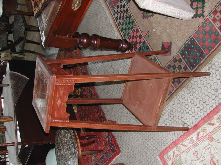 Appraisal: American Stained Mahogany Fern Stand early th century the top