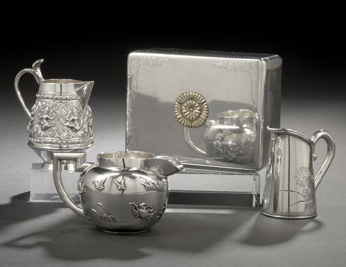 Appraisal: Chinese Export Silver Creamer first quarter th century by Hung