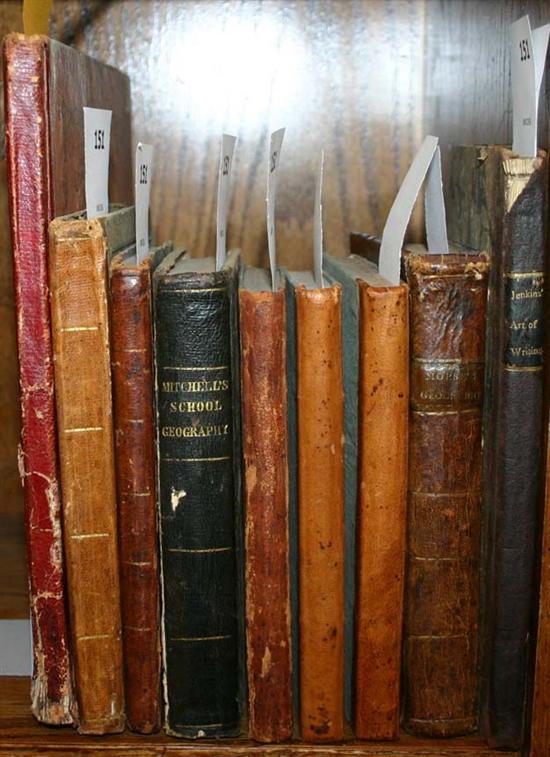 Appraisal: Antique Books including writing and geography Vols