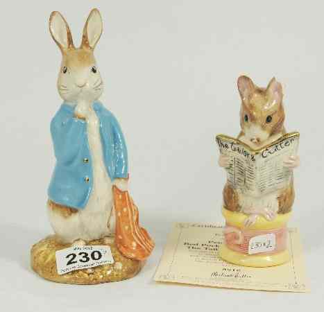 Appraisal: Beswick Beatrix Potter Figures Peter and the Red Pocket Handkerchief