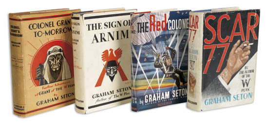 Appraisal: SETON GRAHAM Group of volumes vo cloth dust jackets Condition