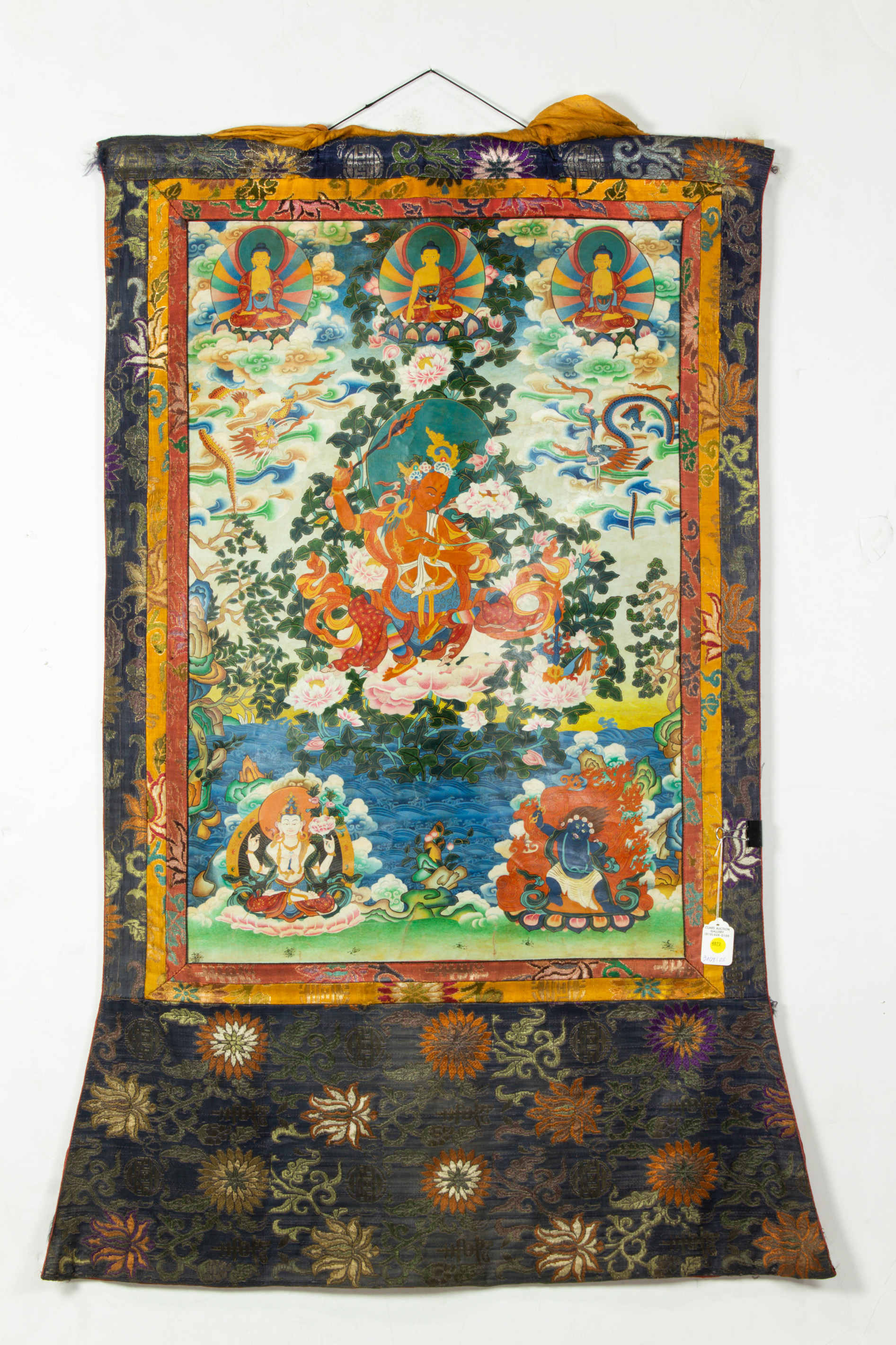 Appraisal: TIBETAN THANGKA OF RED TARA Tibetan thangka of Red Tara