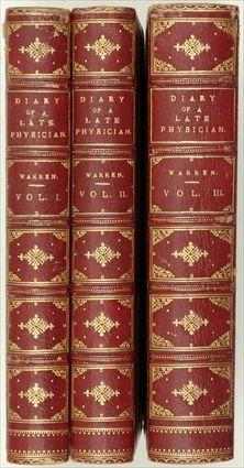 Appraisal: Diary of a Late Physician Three Volumes Provenance The Estate