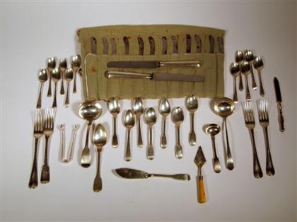 Appraisal: Collection of assorted English silver flatwarewildman smith and o Thers