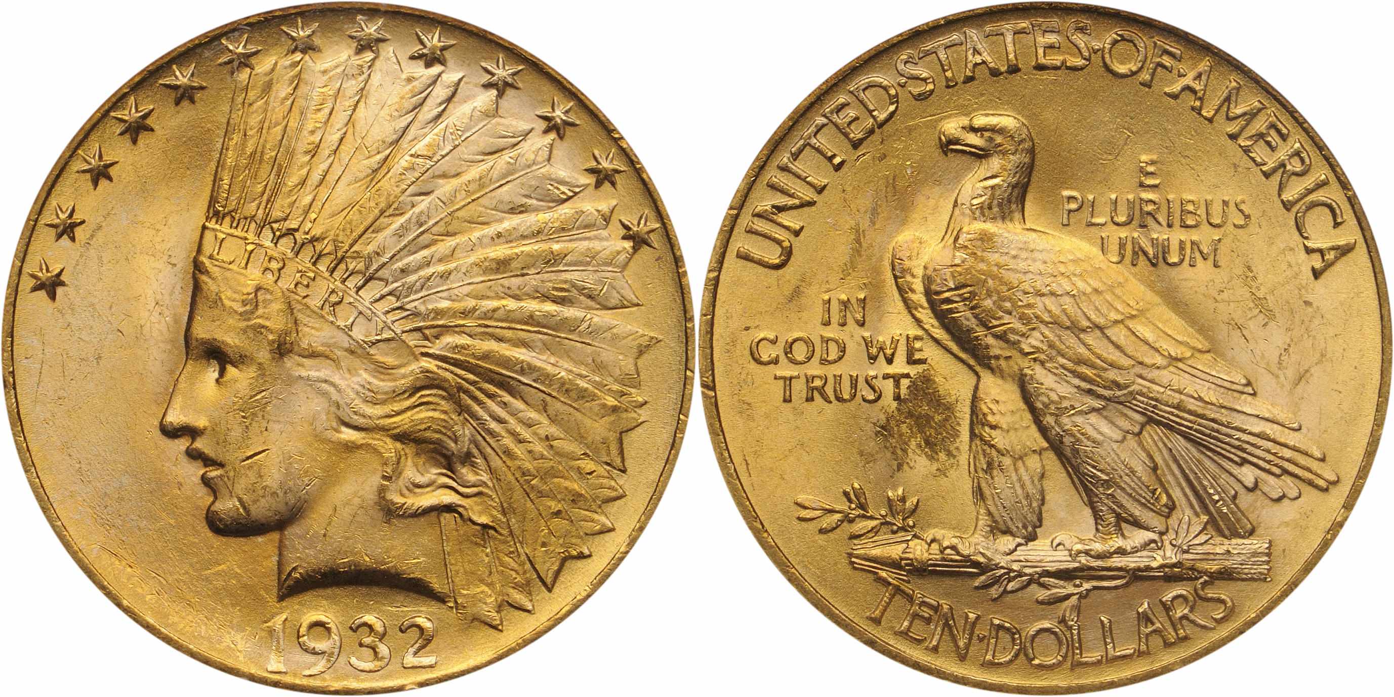 Appraisal: MS NGC Rich reddish-golden patina and a good strike are