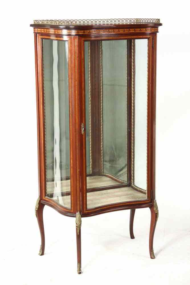 Appraisal: FRENCH VITRINE - Late th c French Display Vitrine in