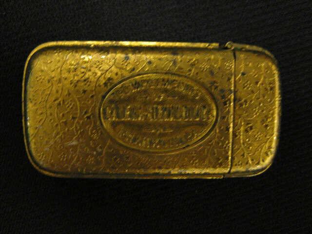 Appraisal: Victorian Advertising Match Safe Galena-Signal Oil Co Franklin PA x