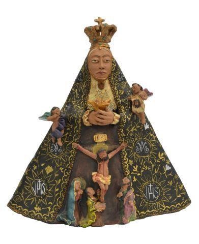 Appraisal: Mexican Folk Art painted ceramic sculpture signed Demetrio Garcia Aguilar