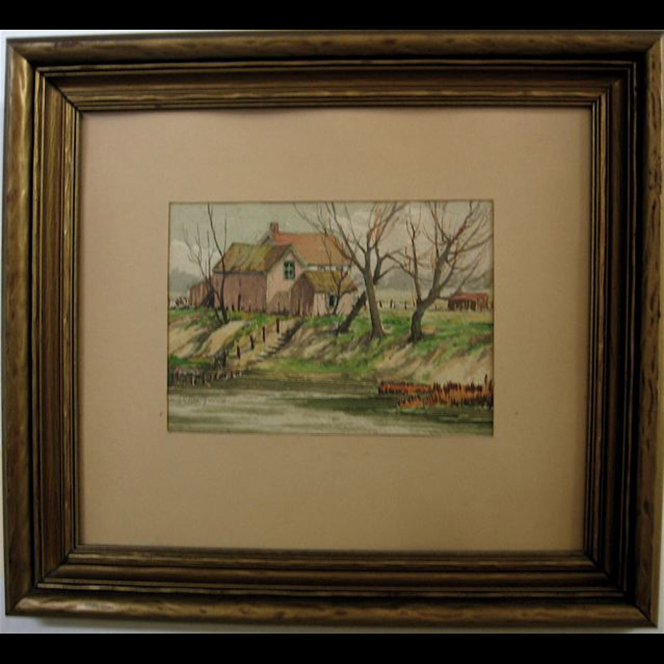 Appraisal: SPRING RIVER WILLIAM B C BRAITHWAITE - CANADIAN WATERCOLOUR Height