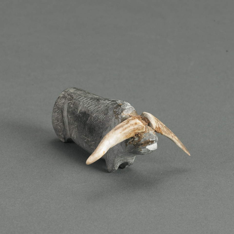 Appraisal: JOHN KAVIK - E - Rankin Inlet MUSK OX stone