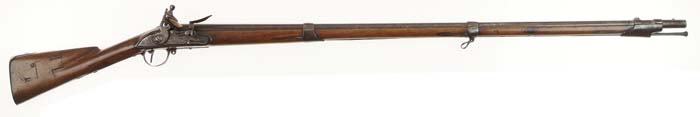 Appraisal: SURCHARGED FRENCH MUSKET Cal NSN - rnd bbl The Mauberge