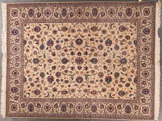 Appraisal: Romanian Keshan rug Romania modern x Estimate -