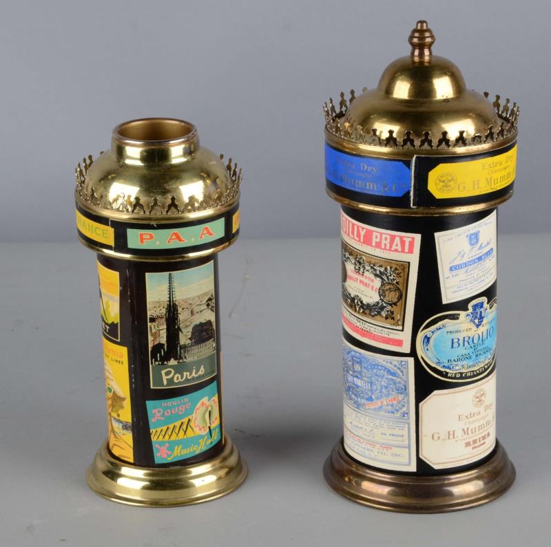 Appraisal: A Lighter and Cigarette Dispenser Set Lighter and cigarette dispenser